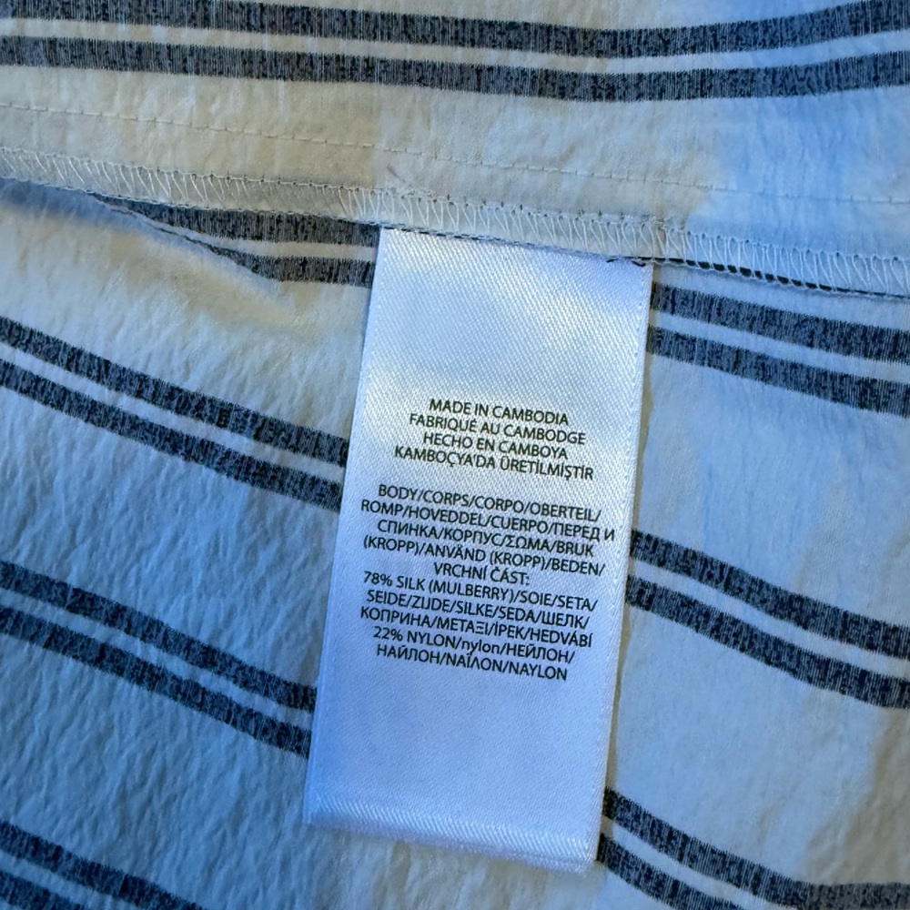 Ralph Lauren Black and White Striped Dress - Picture 4 of 12